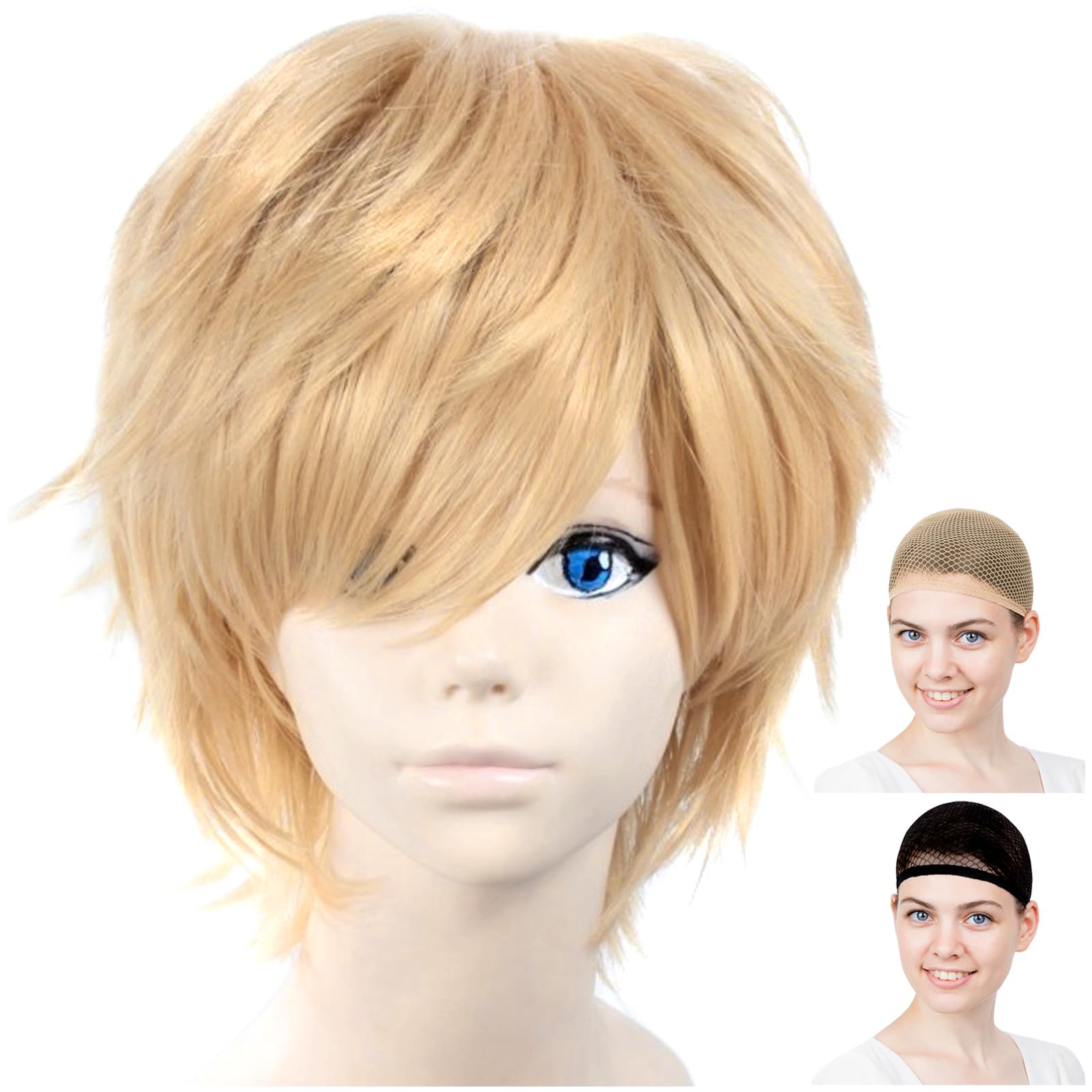 カット済みウィッグ17頭 新品1頭 Amazon.co.jp: CaseEden コスプレ ウィッグ プレミアム カッコ